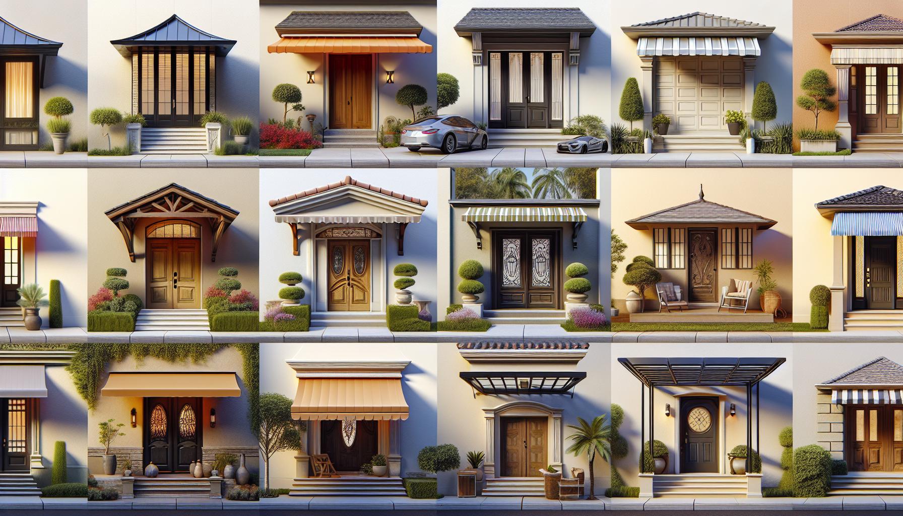 Upgrade Your Entrance: Top Door Awning Ideas by The Fade Group - FADE Group